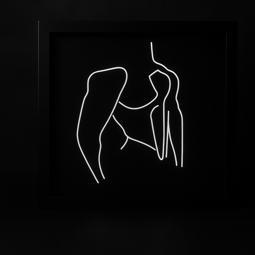 LED Line-Art Körper