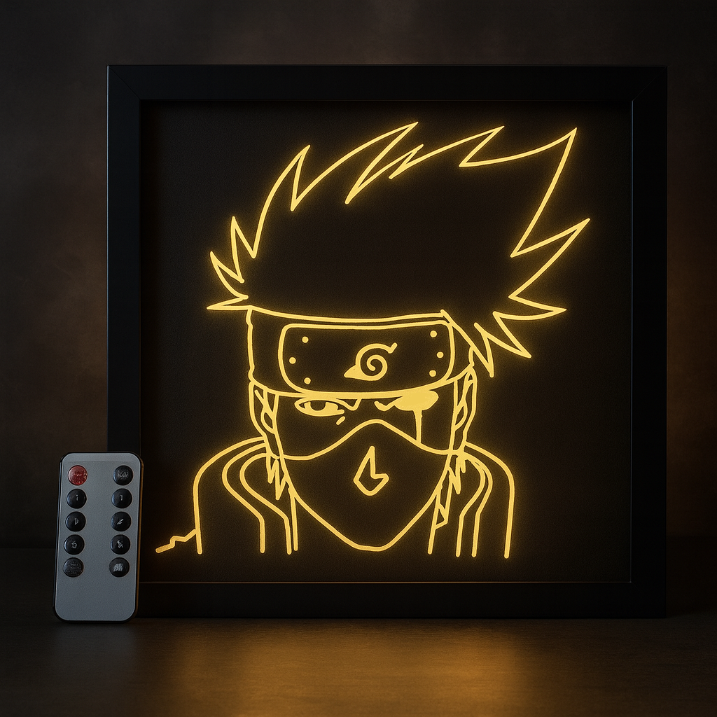 LED Line-Art Kakashi Hatake