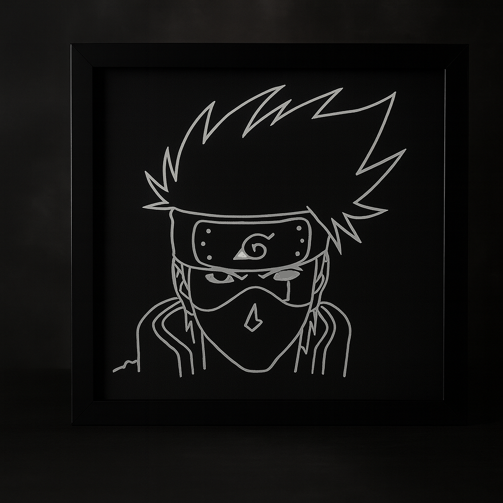 LED Line-Art Kakashi Hatake
